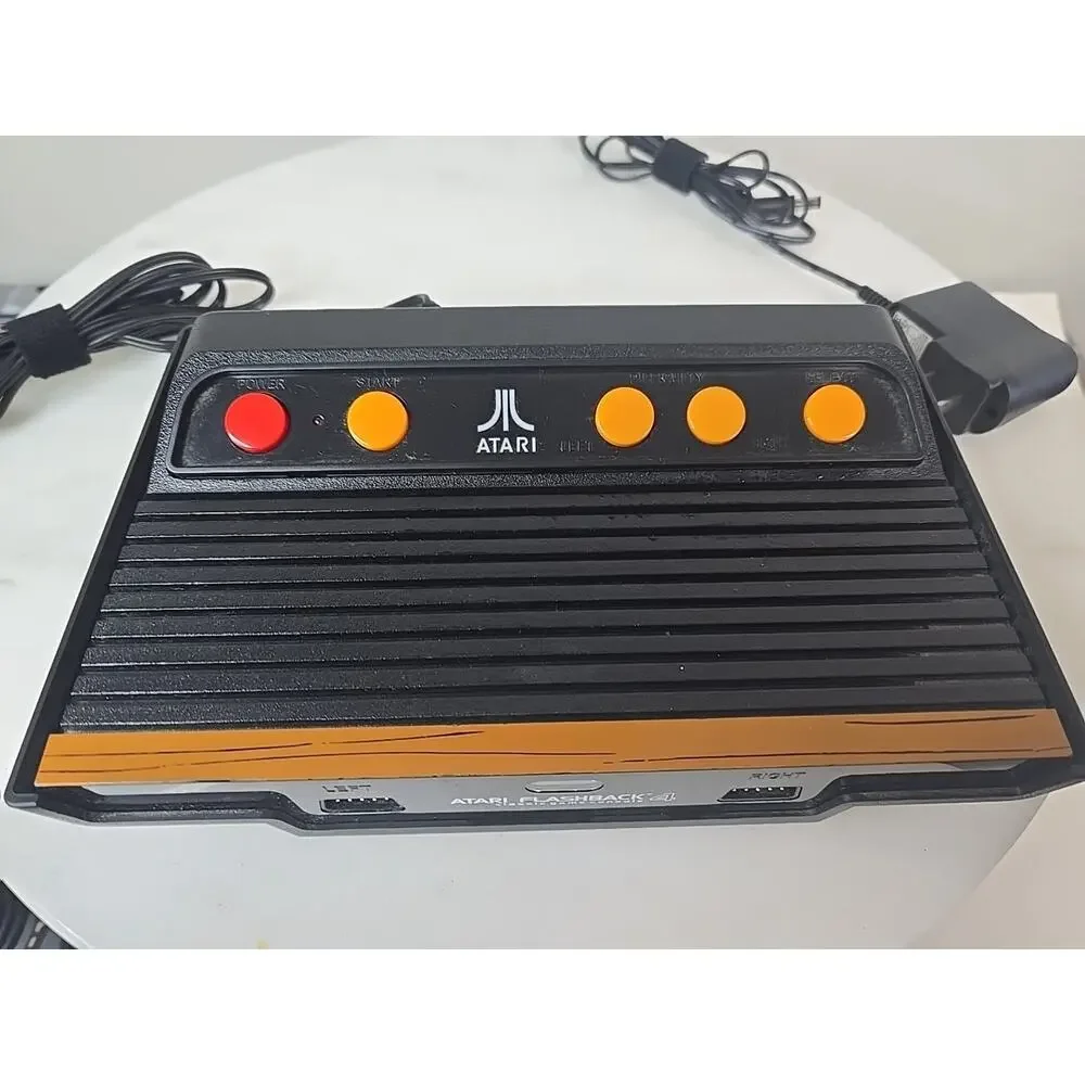 Atari - Flashback 4 classic Game Console Tested & Works Yar's Revenge Centipede
